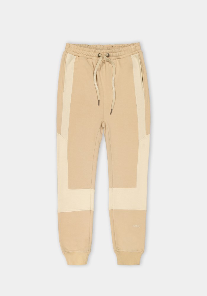 Natural Touch Brown Pieced Sweatpant