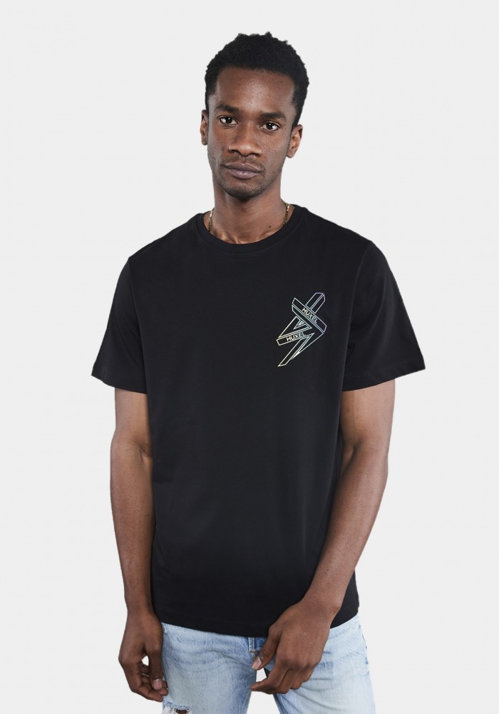 Black Printed Logo T-Shirt